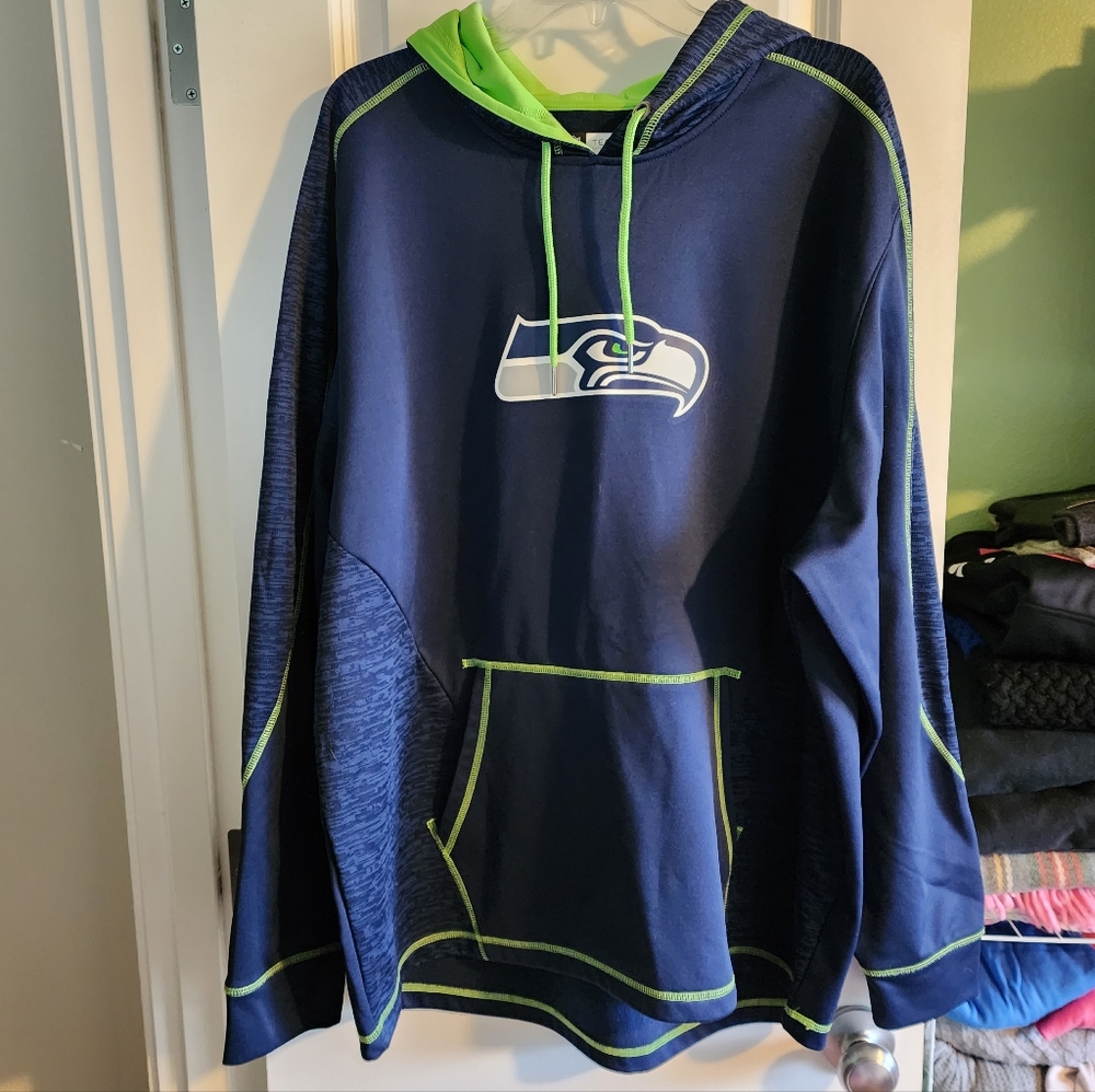 NFL Seattle Seahawks Blue & Green Hoodie